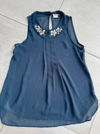 Only blousje maat 34, Blauw, Ophalen of Verzenden, Zo goed als nieuw, Zonder mouw