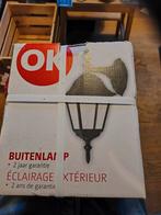 OK Buitenlamp ongeopend nieuw in doos, Ophalen, Nieuw, Staal, Wandlamp