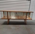 Vintage vutrine met spigel jaren 60, Huis en Inrichting, Kasten | Vitrinekasten, Ophalen, Nto, Gebruikt, Ntp