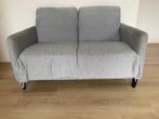 Tweezitsbank (lichtgrijs), Ophalen, Gebruikt, Tweepersoons, 75 tot 100 cm