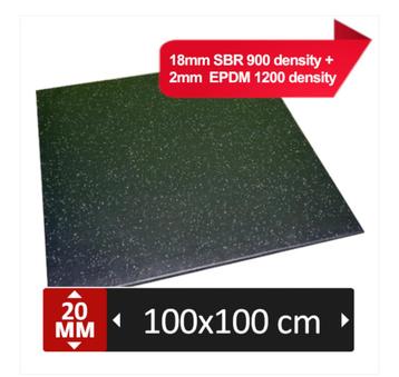 EPDM SPORTVLOER FIT ULTRA 20mm GREY FLAKES fitness hyrox enz beschikbaar voor biedingen