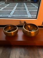 Twee klankschalen 15 en 17 cm doorsnee 150€, Ophalen of Verzenden, Zo goed als nieuw