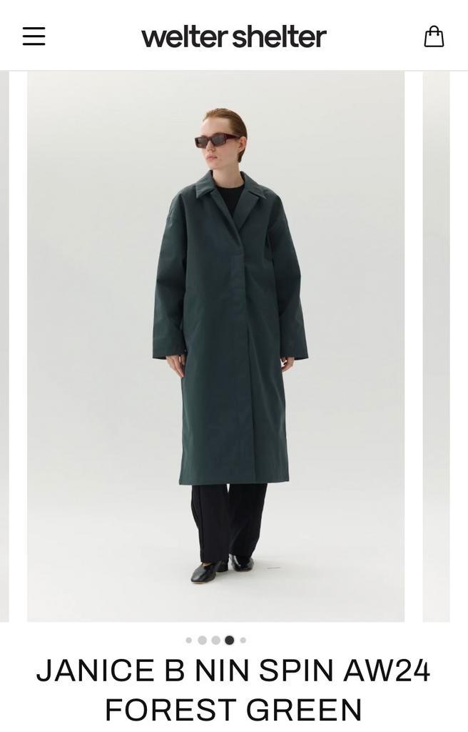 Welter Shelter Janice B Nin Spin jas Forest Green, Caravans en Kamperen, Regenkleding, Zo goed als nieuw, Dames, Ophalen of Verzenden