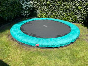 BERG trampoline FAVORIT InGround 330 cm GROEN rond model beschikbaar voor biedingen
