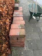 Gebruikte terras paaltjes/randen Direct op te halen!, Tuin en Terras, Ophalen, Gebruikt, 25 tot 50 cm, Border