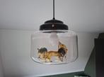 Stoere dieren lamp kinderkamer - 2 stuks, Ophalen of Verzenden, Zo goed als nieuw, Glas, Minder dan 50 cm