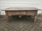 Prachtige antieke salontafel met lade., Ophalen