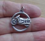 zilveren hanger motor [534], Sieraden, Tassen en Uiterlijk, Verzenden, Zo goed als nieuw, Zilver, Zilver