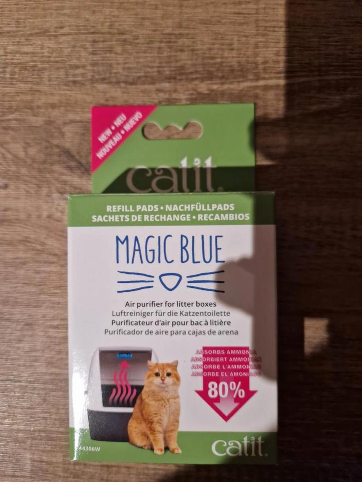 Catit Magic Blue Kattenbak Filter, Dieren en Toebehoren, Kattenbakken, Nieuw, Ophalen of Verzenden