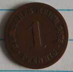 Duitsland munt jaartal 1875, 1 pfennig, volgnr 38, Ophalen of Verzenden, Duitsland, Losse munt