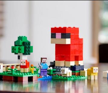 Lego Minecraft 21153 De Schaapboerderij (doos+boekjes) beschikbaar voor biedingen