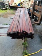 Partij 36 st hardhout palen balken 4x4x250 cm bezorgen mogel, Ophalen, Nieuw, Hardhout, 250 cm of meer