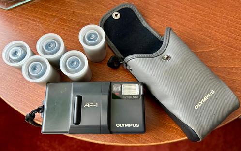 Olympus AF-1 met 5 nw filmrollen+ nw batt, Audio, Tv en Foto, Fotografie | Accu's en Batterijen, Zo goed als nieuw, Ophalen