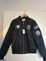 Daily paper x yellow claw bomberjack - blood for mercy, Maat 48/50 (M), Zwart, Nieuw, Ophalen of Verzenden