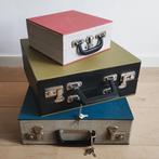 Vinyl koffer platenkoffer vinyl koffertje lp koffer, Overige formaten, Gebruikt, Ophalen of Verzenden