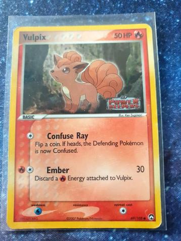 Pokémon kaart Vulpix Reverse #69 Power Keepers  beschikbaar voor biedingen