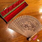 Traditionele bamboe waaier, Ophalen of Verzenden