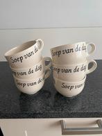 6 Soepkommen 'Soep van de Dag', Huis en Inrichting, Keuken | Servies, Ophalen, Gebruikt, Kom(men), Overige stijlen