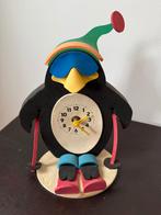 klok pinguin, Ophalen of Verzenden, Gebruikt, Analoog, Wekker of Tafelklok