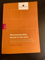 Maatwerkeditie Recht in het echt, Boeken, Overige wetenschappen, Ophalen of Verzenden, Boom juridisch, Zo goed als nieuw