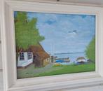 Schilderij Vinkeveense plassen, Antiek en Kunst, Ophalen of Verzenden