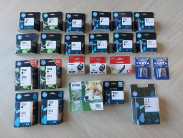 Diverse nieuwe printer cartridges HP / Canon / Epson beschikbaar voor biedingen