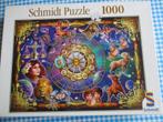 Puzzel - Astrologie. 1000 stukjes, Hobby en Vrije tijd, Ophalen of Verzenden, 500 t/m 1500 stukjes, Zo goed als nieuw, Legpuzzel