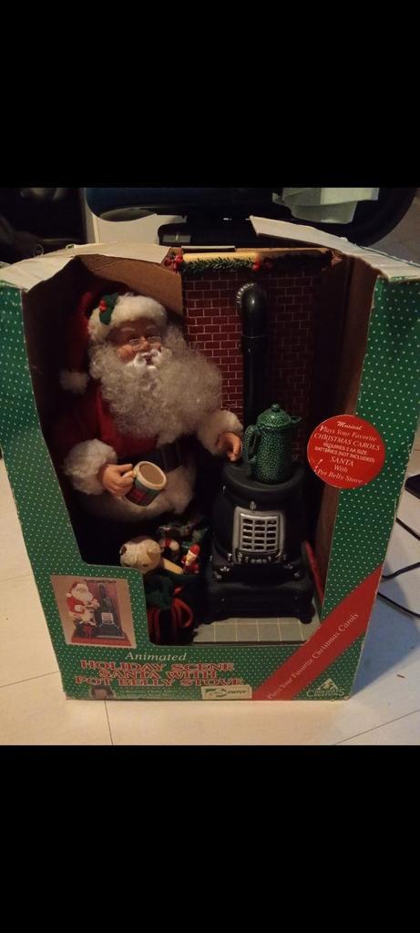 Hele mooie grote bewegende kerstman collectie item., Diversen, Kerst, Zo goed als nieuw, Ophalen of Verzenden