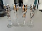 4 mooie Ritzenhoff champus glazen, Overige typen, Ophalen of Verzenden, Overige stijlen, Glas