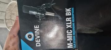 NIEUWE M-MIC XLR BK microfoon – Nooit gebruikt! beschikbaar voor biedingen