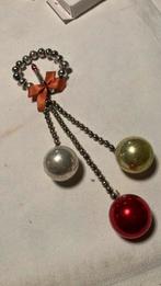Vintage antieke kerstbal, hanger met kaars, Diversen, Kerst, Ophalen of Verzenden, Zo goed als nieuw