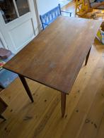 Vintage eettafel | Deens | Uitschuifbaar | Teakhout, Ophalen, Gebruikt, 100 tot 150 cm, Teakhout