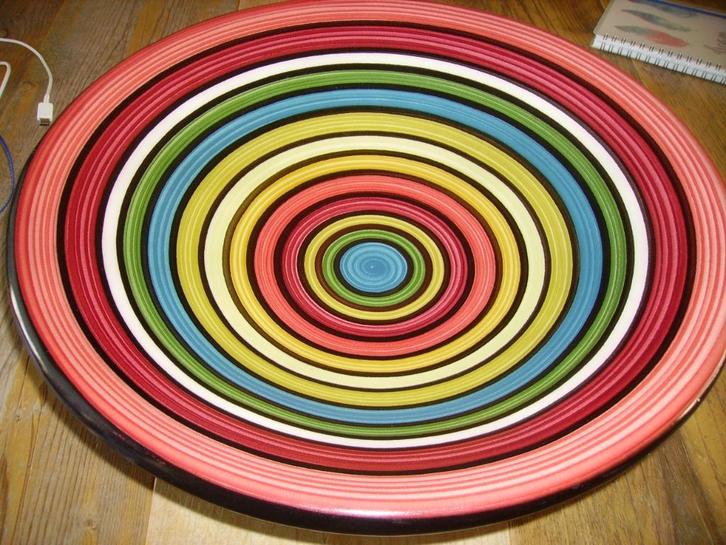 mooie schaal, Huis en Inrichting, Woonaccessoires | Schalen en Manden, Gebruikt, Schaal, Rond, Steen of Aardewerk, Ophalen of Verzenden