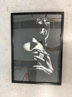 4x zwart wit schilderijen + lijst | €25 per stuk, Huis en Inrichting, Woonaccessoires | Schilderijen, Tekeningen en Foto's, Ophalen