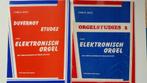 2 boeken orgelstudies (etudes), Verzenden, Zo goed als nieuw, Les of Cursus, Orgel