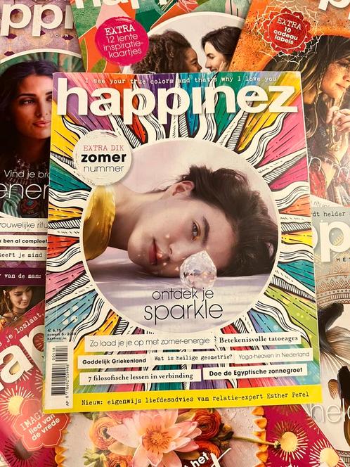 Happinez tijdschriften 17 stuks, Boeken, Tijdschriften en Kranten, Zo goed als nieuw, Lichaam en Geest, Ophalen