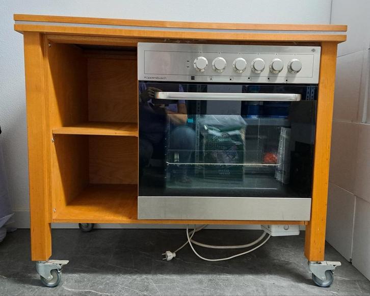 Kuppersbusch Oven met Onderstel, Witgoed en Apparatuur, Ovens, Gebruikt, Vrijstaand, Oven, 60 cm of meer, 60 cm of meer, Hete lucht