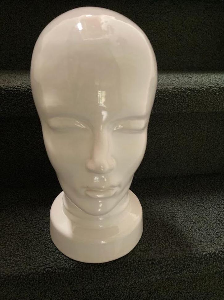 Zeldzaam keramieken Scheurich wit hoofd. Perfecte staat!, Antiek en Kunst, Kunst | Designobjecten, Ophalen of Verzenden