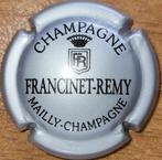 Champagnecapsule FRANCINET-REMY zilver & zwart nr 13, Verzamelen, Wijnen, Nieuw, Frankrijk, Ophalen of Verzenden, Champagne