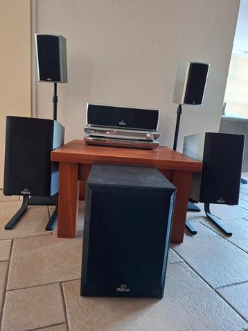 Magnat Home Cinema Set 5.1 Panasonic Receiver A/V en CD/DVD  beschikbaar voor biedingen
