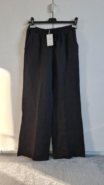 Geisha zwarte linnen dames broek. S/36.  beschikbaar voor biedingen