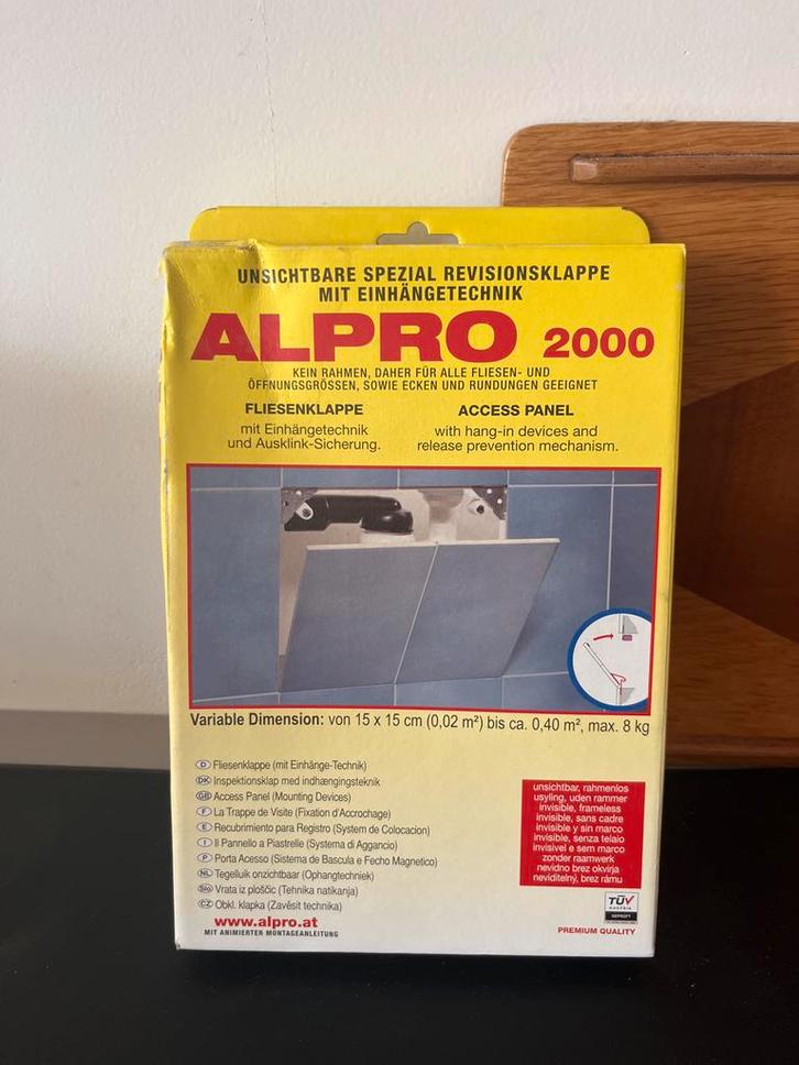 Alpro 2000 Tegelluik, Doe-het-zelf en Verbouw, Tegels, Nieuw, Overige typen, Overige materialen, Minder dan 20 cm, Minder dan 5 m²