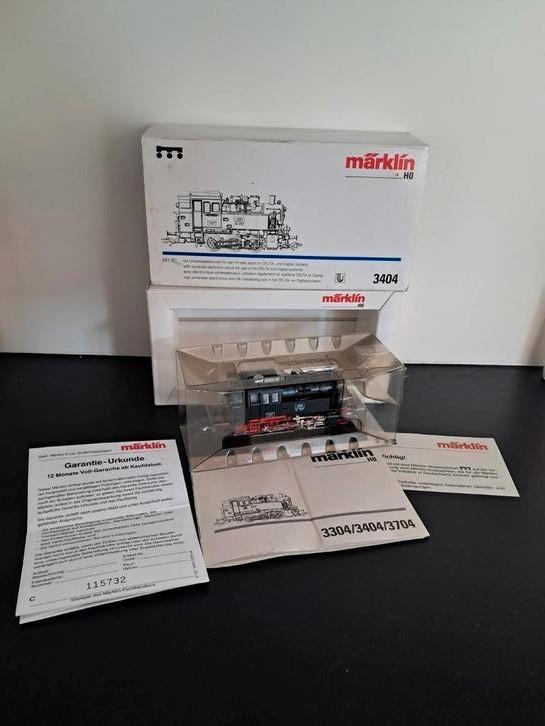 Märklin HO 3404 stoomlocomotief RAG digitaal, Hobby en Vrije tijd, Modeltreinen | H0, Zo goed als nieuw, Locomotief, Wisselstroom