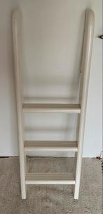 Houten trap - 120cm - massief grenen - wit geschilderd!!!, Ophalen of Verzenden, Zo goed als nieuw, Ladder, Minder dan 2 meter