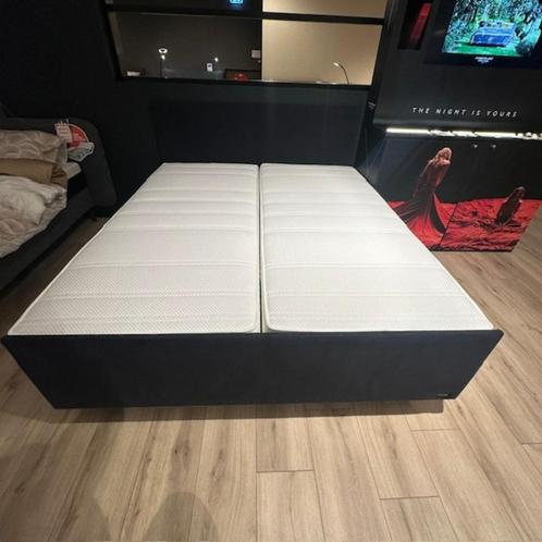 Magnitude Boxspring Quadra - 180x210cm, Huis en Inrichting, Slaapkamer | Bedden, Nieuw, Tweepersoons, 180 cm, 210 cm, Stof, Blauw