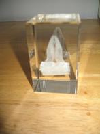 Glas Sculptuur Presse Papier*Respectvolle Groet Gebed *Vin, Ophalen