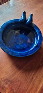 Mooie blauwe voerschaal/ waterschaal voor vogeltjes, Ophalen of Verzenden, Zo goed als nieuw