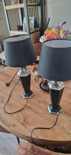 Twee mooie lampen met kap, Ophalen, Zo goed als nieuw, Rond