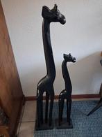 Houten giraffen, Antiek en Kunst, Ophalen