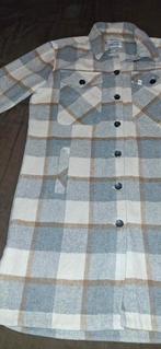 Stoere geruite tussen jas, Kleding | Dames, Jassen | Winter, Ophalen of Verzenden, Gedragen, Maat 38/40 (M), Beige